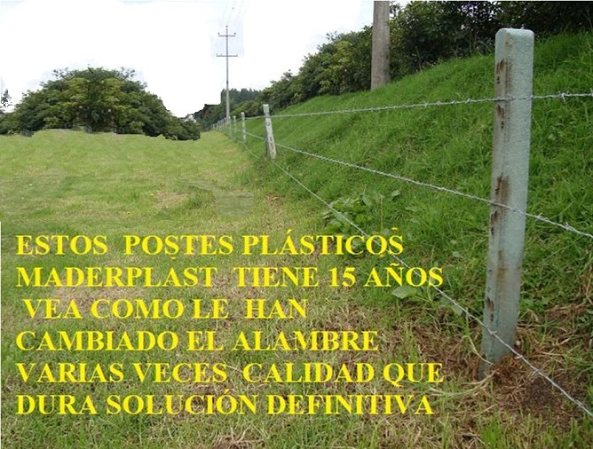 soluciones Industriales en plastico 00 cerramiento alambre maya cercas con postes estacones cerca eléctrica reja enrejada perimetral inmunizado termitas gorgojos oxido 22
