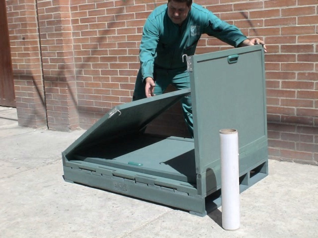 soluciones industriales en plastico 00 contenedores jaula plástica plegable encajable apilable caja multiusos paquetería piezas pequeñas cajón resistencia hasta 1800 kg 12