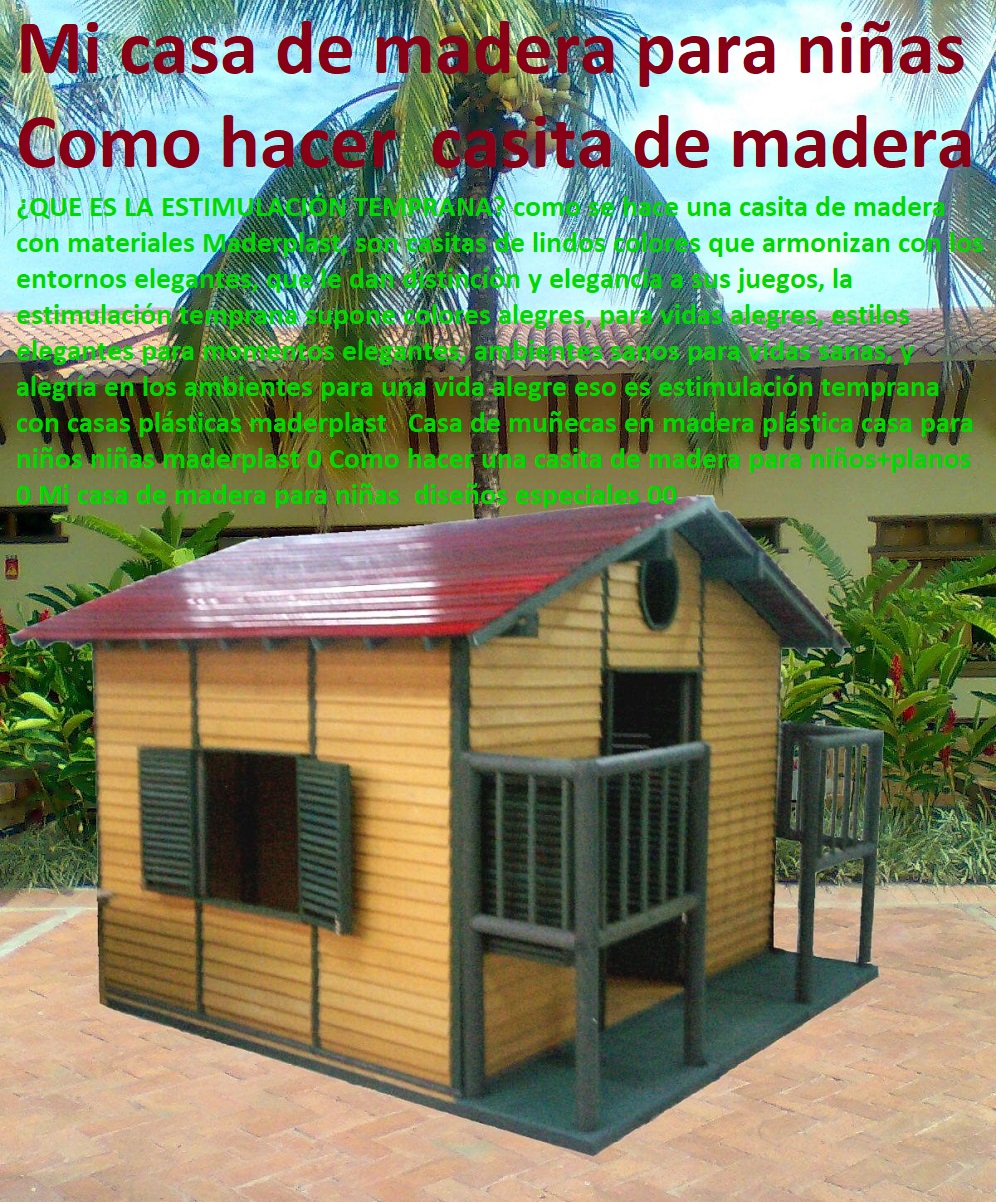 casas de plasticos para niños