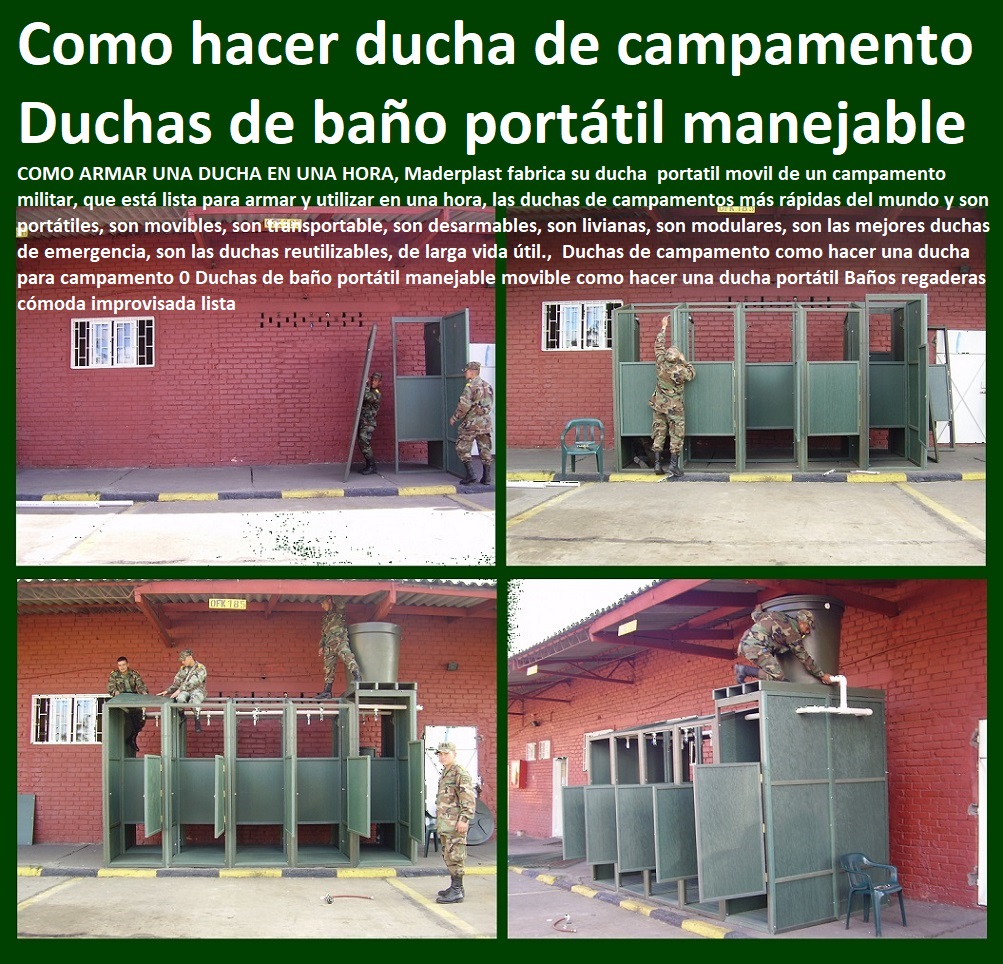 En Maderplast Somos Fabricantes De Banos Duchas Moviles Kioscos
