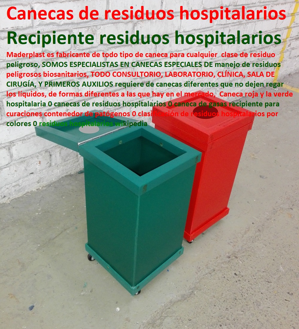 04 canecas basureras recipientes para
