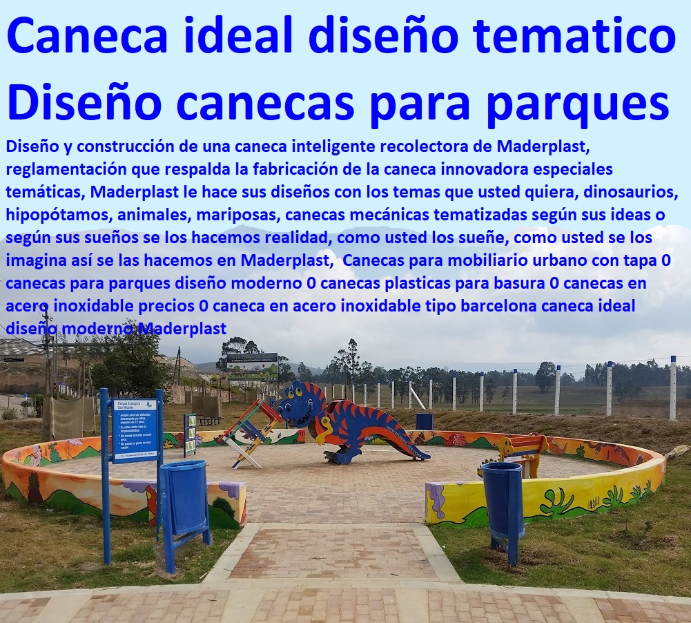 04 canecas basureras recipientes para