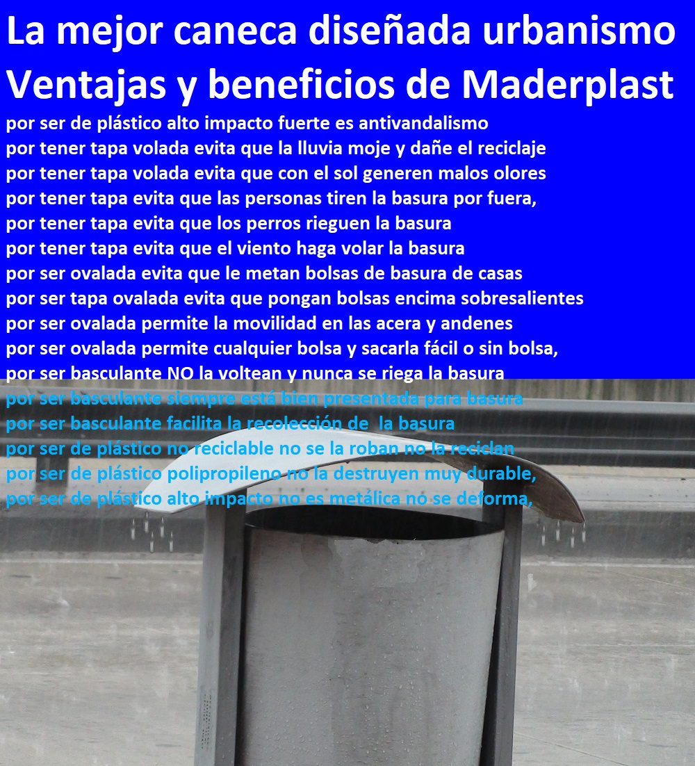 canecas basureras recipientes para