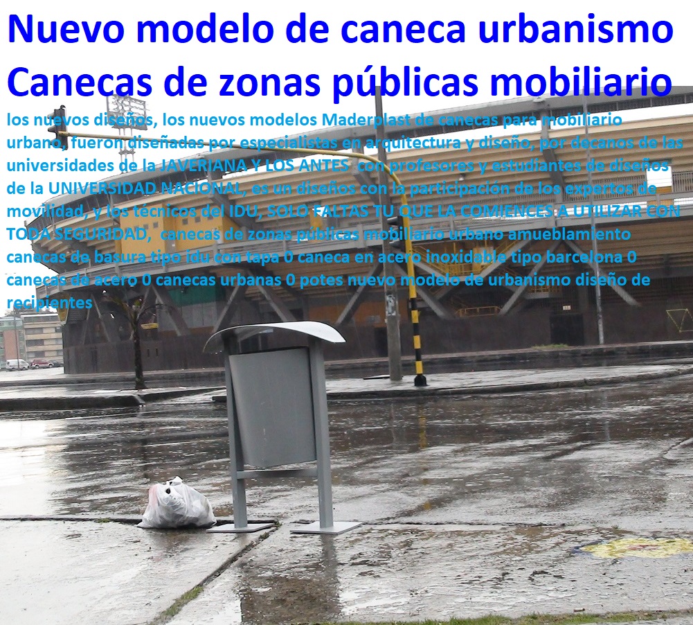 04 canecas basureras recipientes para
