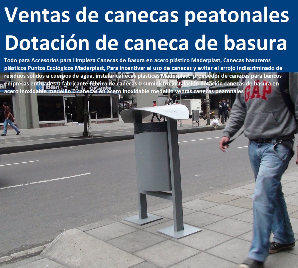 canecas basureras recipientes para