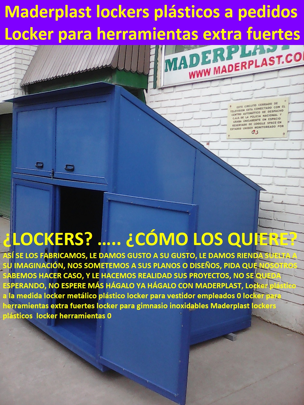 Locker plástico a la medida locker metálico plástico locker para vestidor empleados 0 locker para herramientas extra fuertes locker para gimnasio inoxidables Maderplast lockers plásticos locker herramientas 0 Locker plástico a la medida locker metálico plástico locker para vestidor empleados 0 locker para herramientas extra fuertes locker para gimnasio inoxidables Maderplast lockers plásticos locker herramientas 0 Locker plástico a la medida locker metálico plástico locker para vestidor empleados 0 locker para herramientas extra fuertes locker para gimnasio inoxidables Maderplast lockers plásticos locker herramientas 0