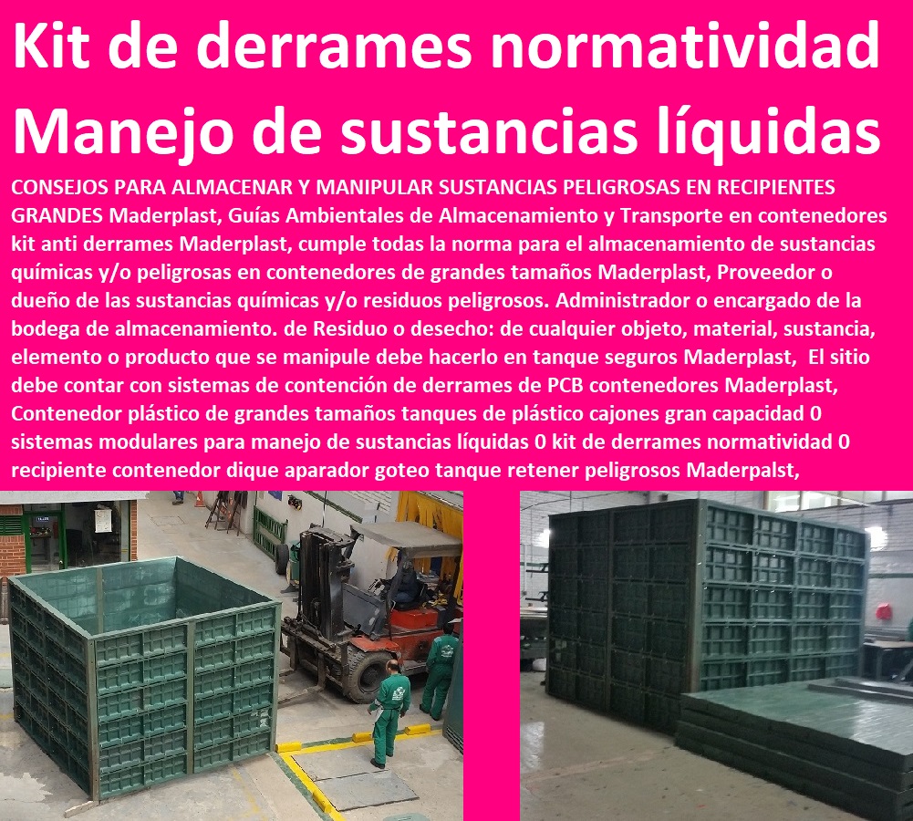 contenedores cajones cajas empaques