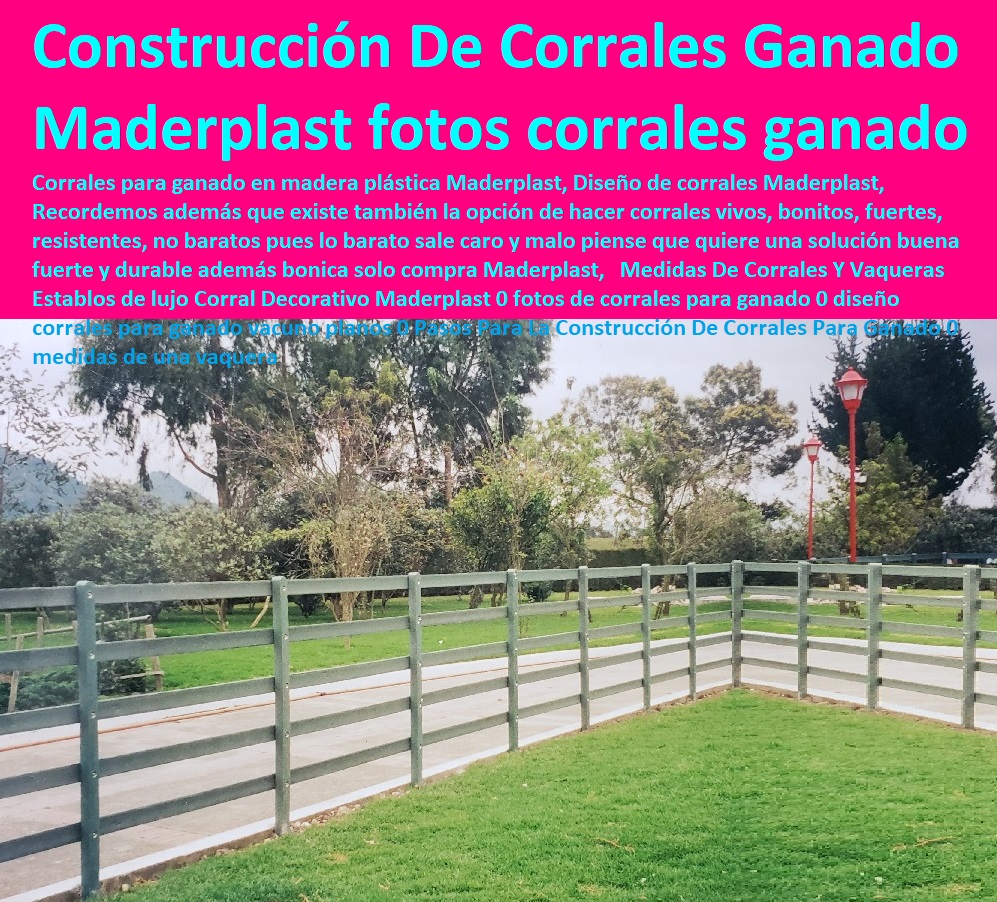 Corrales Con Madera Plastica Maderplast Disenamos Corrales Con