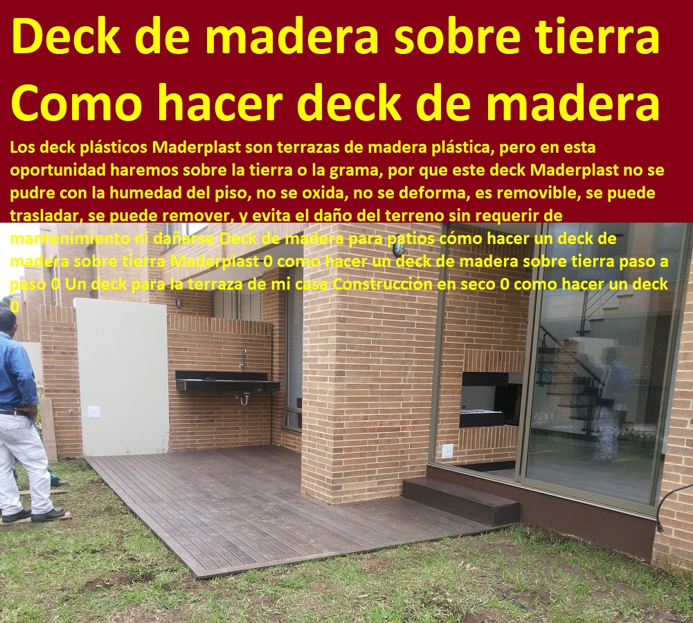 Deck de madera para patios cómo hacer un deck de madera sobre tierra Maderplast 0 como hacer un deck de madera sobre tierra paso a paso 0 Un deck para la terraza de mi casa Construcción en seco 0 como hacer un deck 0 DECKS PISOS TERRAZAS PISOS FLOTANTES MADERA PLÁSTICA PISOS ELEVADOS Deck de madera para patios cómo hacer un deck de madera sobre tierra Maderplast 0 como hacer un deck de madera sobre tierra paso a paso 0 Un deck para la terraza de mi casa Construcción en seco 0 como hacer un deck 0 Deck de madera para patios cómo hacer un deck de madera sobre tierra Maderplast 0 como hacer un deck de madera sobre tierra paso a paso 0 Un deck para la terraza de mi casa Construcción en seco 0 como hacer un deck 0