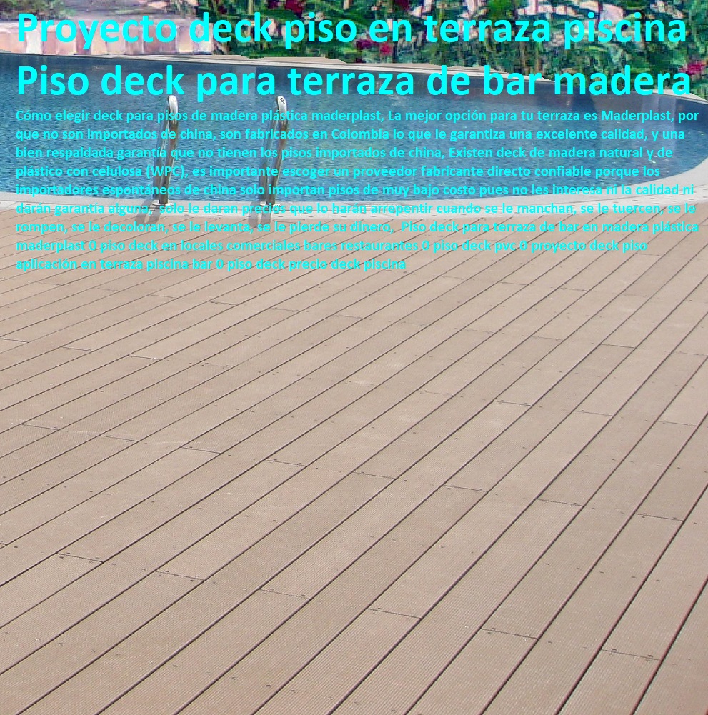 deck piso de terrazas pisos flotantes