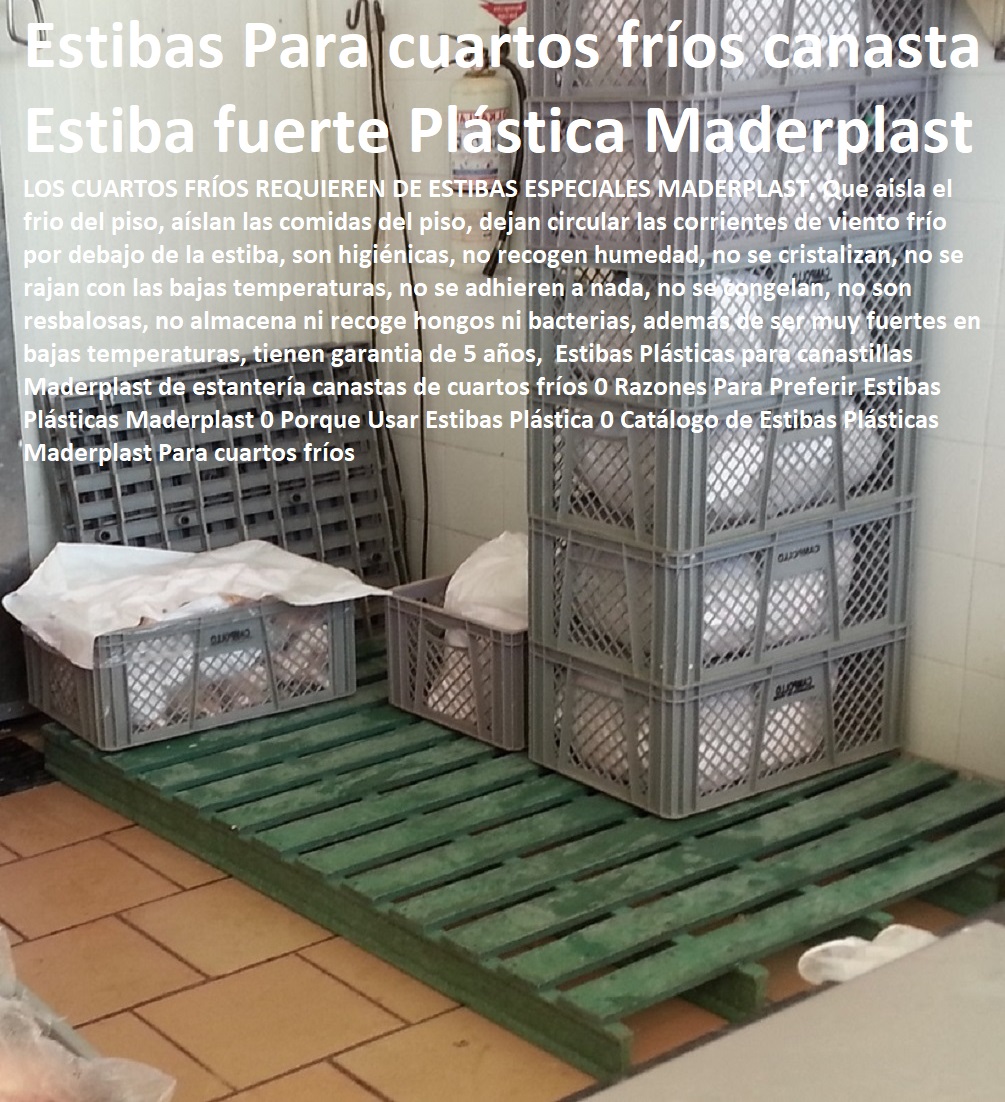 estibas plasticas maderplast pallets