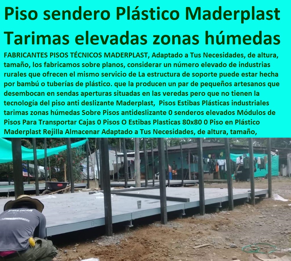 estibas plasticas maderplast pallets