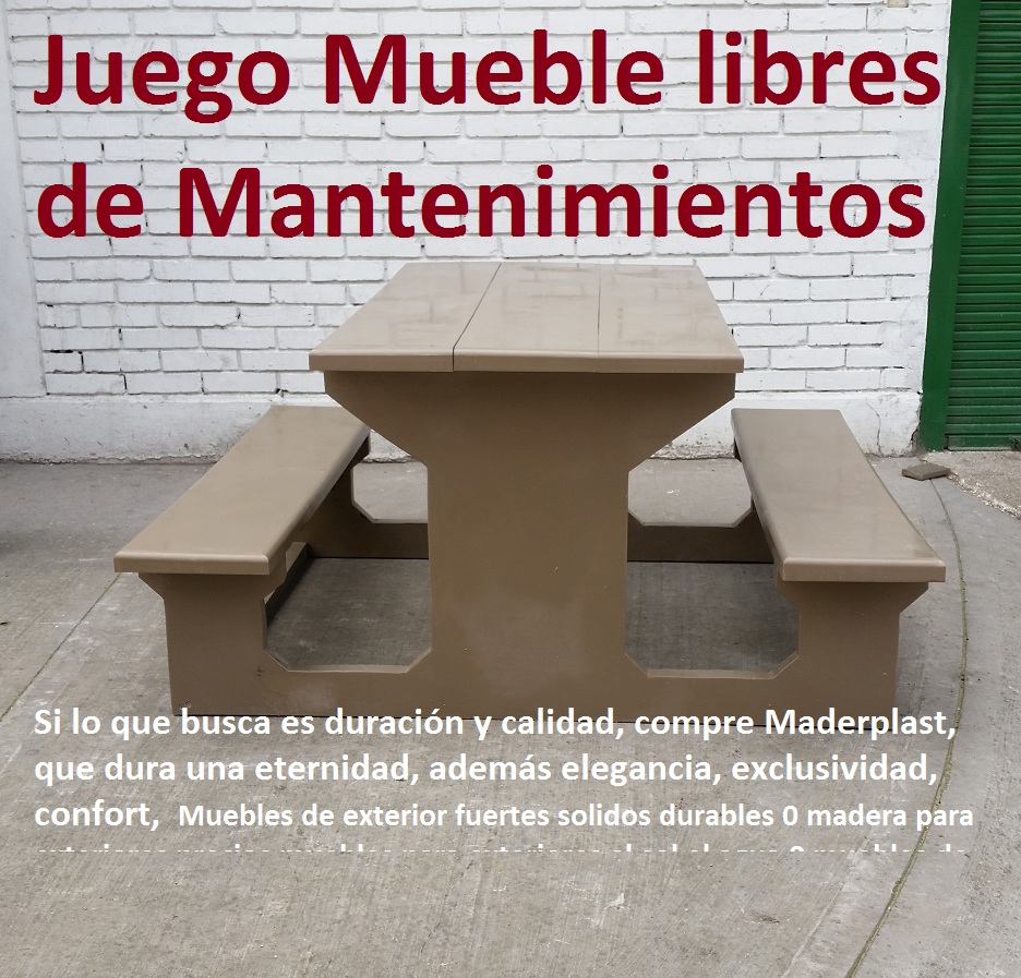 17 Mesa Y Sillas Para Exteriores Plasticos Con Parasoles