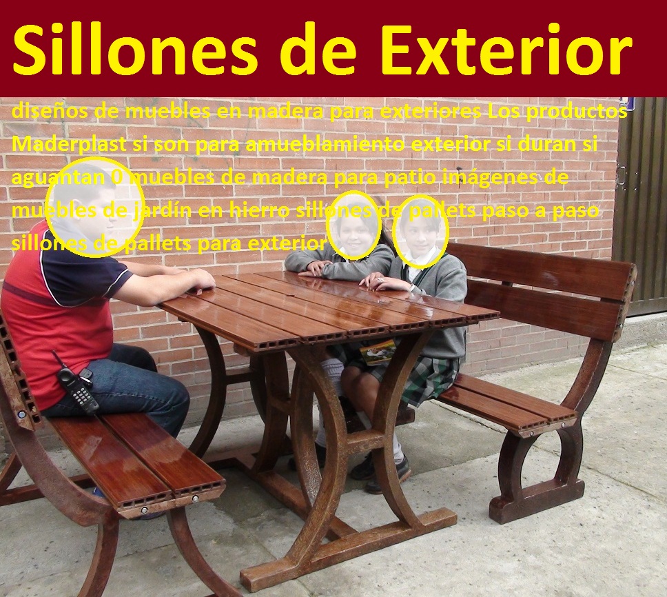 17 mesa y sillas para exteriores