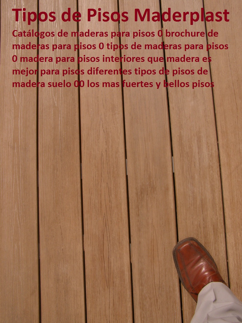 20 pisos decorativos madera plastica