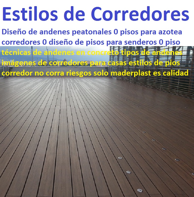 20 pisos decorativos madera plastica