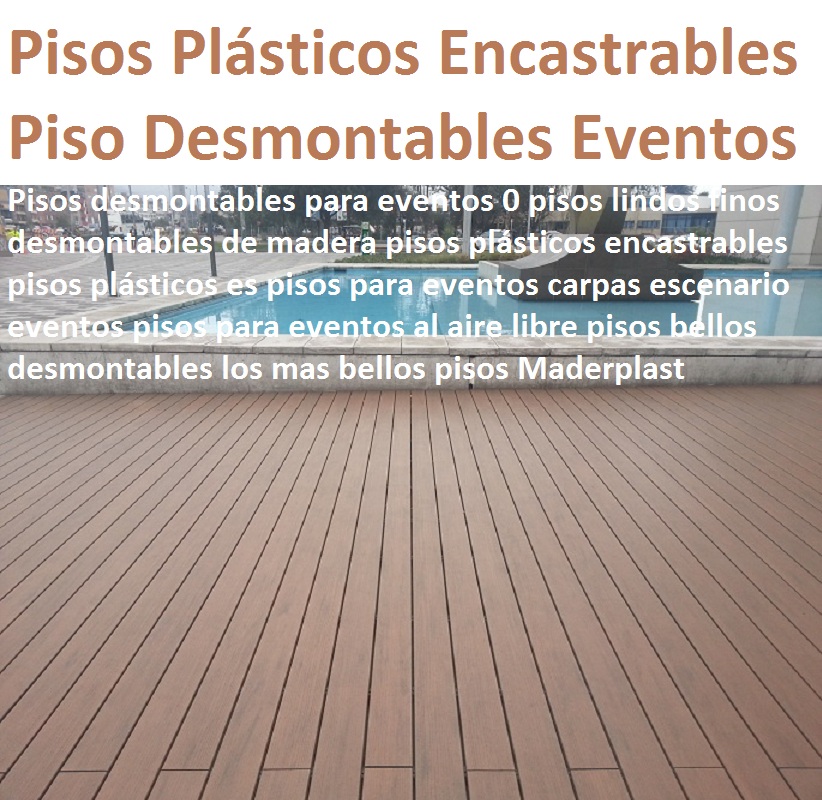 20 pisos decorativos madera plastica