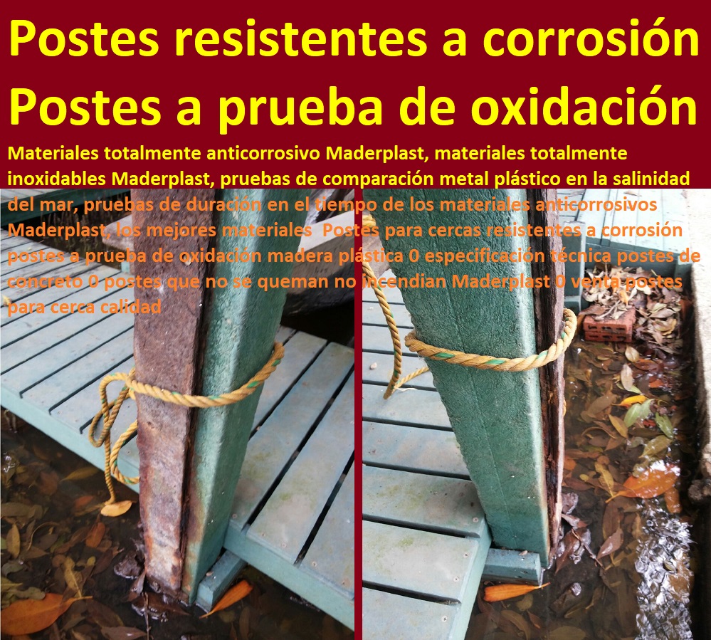 postes plasticos maderplast somos