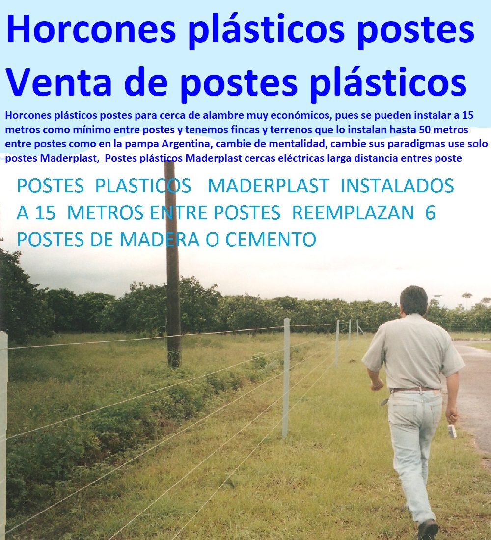 postes plasticos maderplast somos