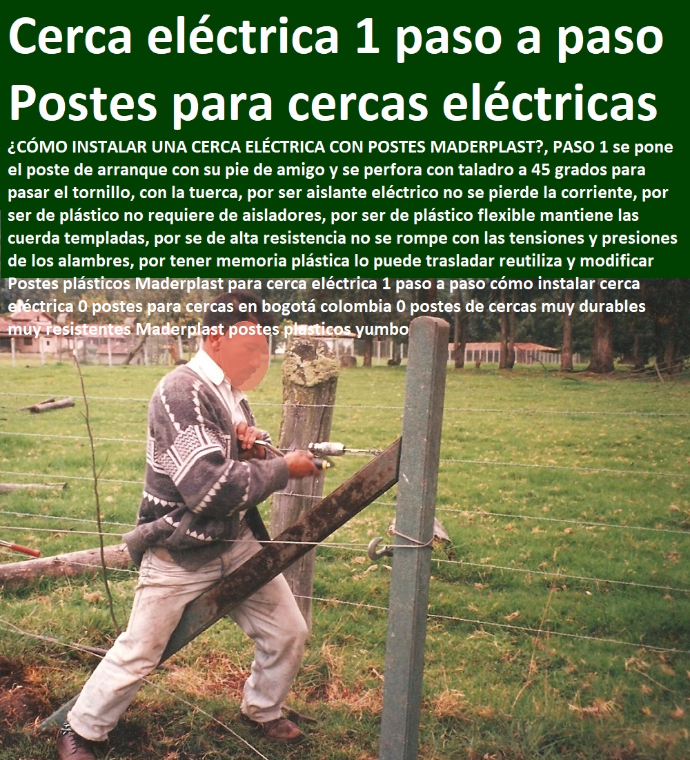postes plasticos maderplast somos