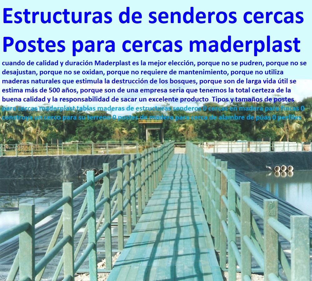 postes plasticos maderplast somos
