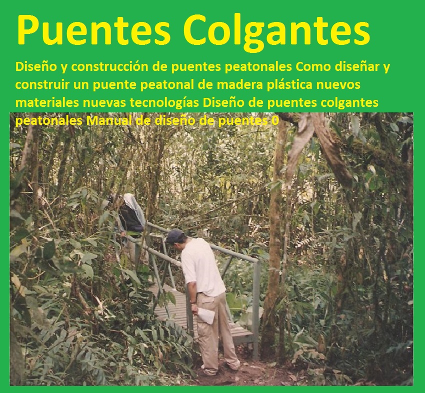 23 Puentes Senderos Ecologicos Viaducto Vehicular Peatonal Maderplast 0 0