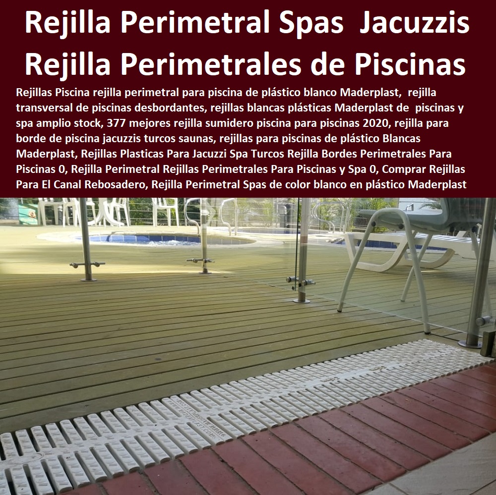 rejillas de piscinas