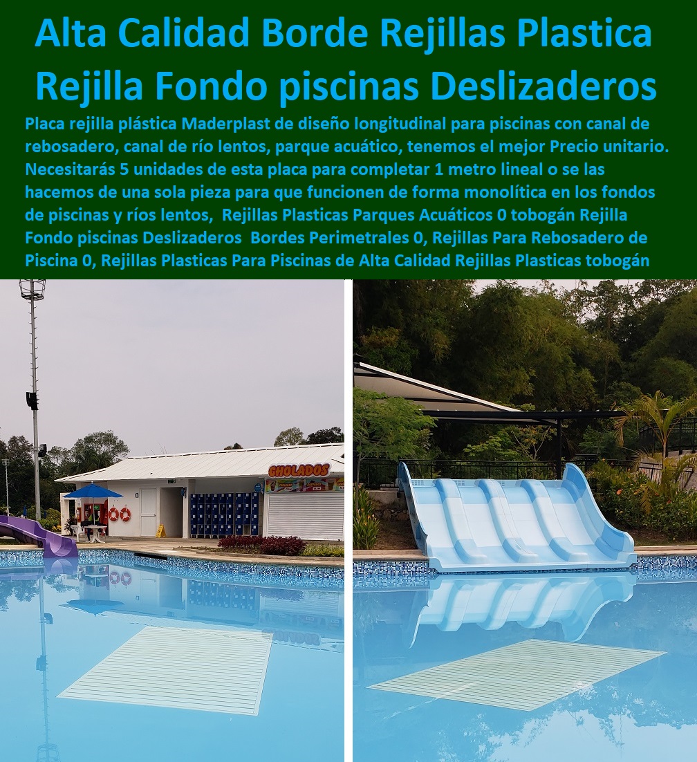 rejillas de piscinas