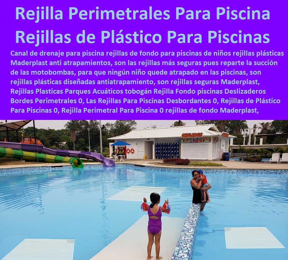 rejillas de piscinas