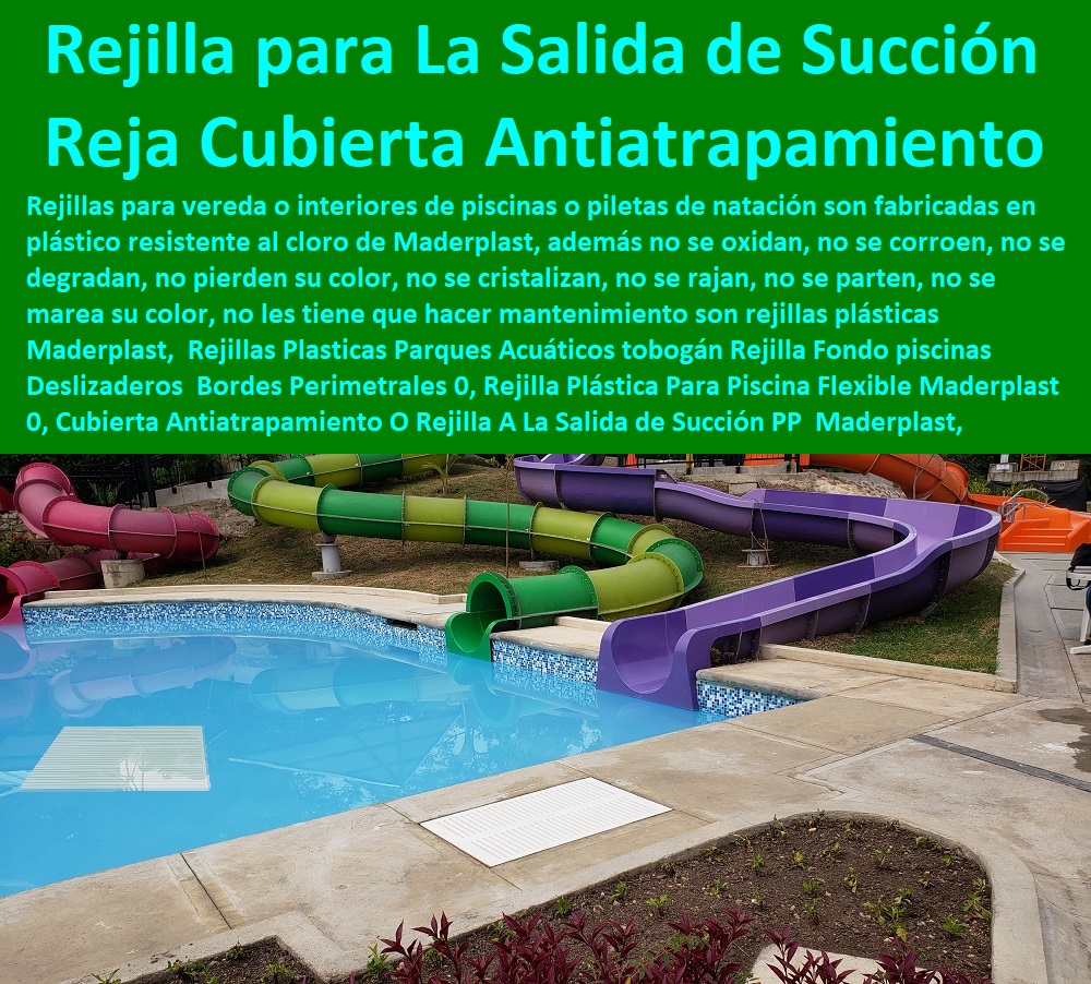 rejillas de piscinas