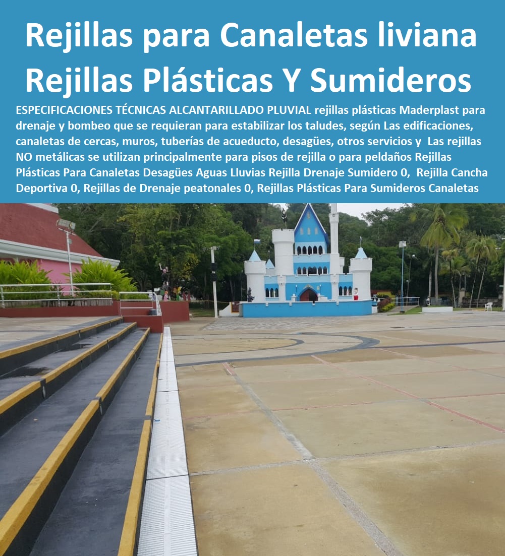 rejillas de piscinas