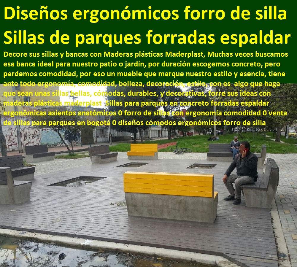 sillones butacas sillas para parques