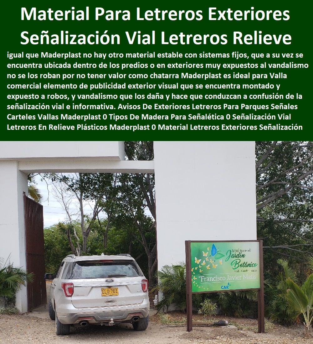 Avisos  Fábrica 0 Proveedor 0 Contratista 0 Ingeniero 0 Diseñador 0 Decorador 0 Distribuidor de SENDEROS ECOLÓGICOS 0 JARDÍN BOTÁNICO 0 PÉRGOLAS MIRADORES 0 FACHADAS VERDES 0 TERRAZAS VERDES 0 TERRAZAS VIVAS 0 Jardines Verticales 0 Techos Verdes 0 Tejados Verdes 0 Fachadas Vegetales 0 Materas Macetas 0 Patios Murales 0 Paredes Verdes 0 Paredes Vivas 0 Jardineras 0 Paisajismo Urbano 0 Construcción Ecológica 0 Cercas Vivas 0 Pérgola Veranera 0 Estructuras Ecológicas 0 Jardinería Sustentable De Exteriores Letreros Para Parques Señales Carteles Vallas Maderplast 0 Tipos De Madera Para Señalética 0 Señalización Vial Letreros En Relieve Plásticos Maderplast 0 Material Para Letreros Exteriores Señalización  Avisos De Exteriores Letreros Para Parques Señales Carteles Vallas Maderplast 0 Tipos De Madera Para Señalética 0 Señalización Vial Letreros En Relieve Plásticos Maderplast 0 Material Para Letreros Exteriores Señalización 