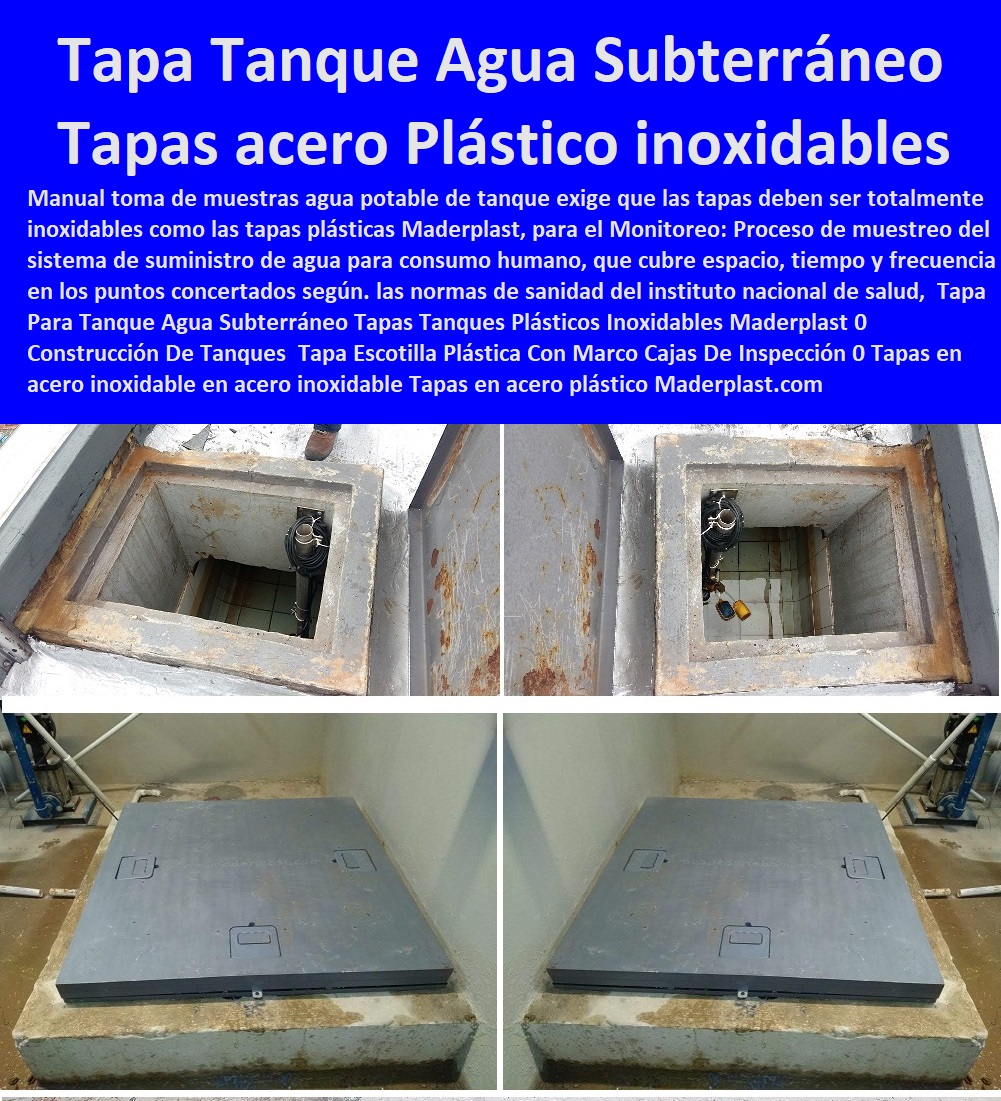 Tapa Para Tanque Agua Subterráneo Tapas Tanques Plásticos Inoxidables Maderplast 0 Construcción De Tanques De Ferrocemento 0 Tapa Escotilla Plástica Con Marco Cajas De Inspección 0 Tapas en acero inoxidable en acero inoxidable Tapas en acero   FÁBRICA PROVEEDOR FABRICANTE SUMINISTRO E INSTALACIÓN DE TAPAS PARA POZOS 0 TAPAS DE INSPECCION 0 TAPAS DE VISITA 0 TAPAS Y TAPONES 0 Tapas Y Puertas 0 Tapas Para Entrada Tanque 0 Tapas De Huecos 0 Tapas De Sótanos 0 Tapa De Caja De Agua Negra 0 Caja De Tapa De Cajas Agua Lluvias 0 Tapas Multiusos 0 Tanques Y Tapas Industriales 0 Cajas De Plástico Con Tapa 0 Tapas Para Tanque 0 Caja Multiuso Con Tapa Transparente 0 Tapas De Maderplast Multiusos 0 Tapas Y Tanques 0 Tanques Con Tapa 0 Tanques Tapas Herméticas 0 Cajas Con Tapas 0 Tapas Para Cajas 0 Cajas Con Tapas Alcantarilla 0 Cajas Con Tapa Y Marcos Posos 0 Tapa Para Tanque Agua Subterráneo Tapas Tanques Plásticos Inoxidables Maderplast 0 Construcción De Tanques De Ferrocemento 0 Tapa Escotilla Plástica Con Marco Cajas De Inspección 0 Tapas en acero inoxidable en acero inoxidable Tapas en acero