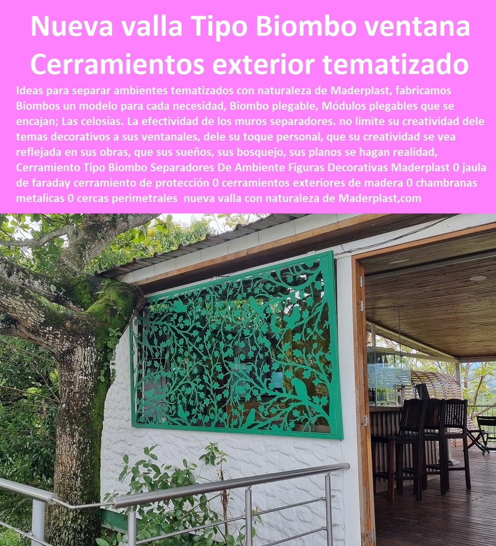 Cerramiento Tipo Biombo Separadores De Ambiente Figuras Decorativas Maderplast 0 jaula de faraday cerramiento de protección 0 Importador De Rejas De Madera Para Jardín 0 Valor Precio De Cercas Plásticas Para Jardín 0 Diseño Chambranas Para Balcones 0 Modelos Barandas 0 Catálogo Pasamanos 0  Fábrica De  Cercas 0 Proveedor De Cercados Perimetrales 0 Fabricante De Vallas 0 Contratista De Cerramiento Exterior 0 Carpintería De Cerramientos De Seguridad 0 Suministro De Cerramientos Para Piscinas 0 Instalación De Tipos De Barreras Perimetrales  cerramientos exteriores de madera 0 chambranas metálicas eventos y festejos 0 cercas perimetrales nueva valla 0  Cerramiento Tipo Biombo Separadores De Ambiente Figuras Decorativas Maderplast 0 jaula de faraday cerramiento de protección 0 cerramientos exteriores de madera 0 chambranas metálicas eventos y festejos 0 cercas perimetrales nueva valla 0  