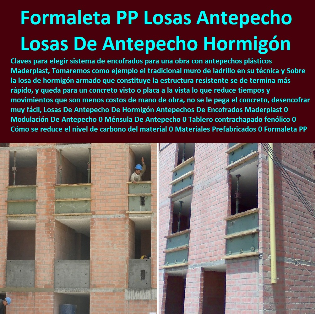 Losas De Antepecho De Hormigón Antepechos  Formaletas 0 Moldes Permanentes 0 Moldes Para Vaciar El Concreto Sistemas Prefabricados Reducción Huella De Carbono Calentamiento Global Camillas De Plástico Fuertes Resistentes Durables Formaleta Panel Especial Para Construcción Box Coulvert Maderplast Box Culvert Prefabricados 0 De Encofrados Maderplast 0 Modulación De Antepecho 0 Ménsula De Antepecho 0 Tablero contrachapado fenólico 0 Cómo se reduce el nivel de carbono del material 0 Materiales Prefabricados 0 Formaleta PP Losas De Antepecho De Hormigón Antepechos De Encofrados Maderplast 0 Modulación De Antepecho 0 Ménsula De Antepecho 0 Tablero contrachapado fenólico 0 Cómo se reduce el nivel de carbono del material 0 Materiales Prefabricados 0 Formaleta PP