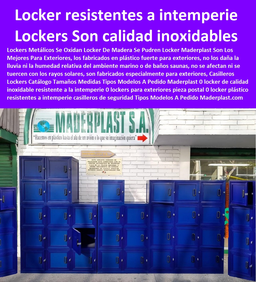 Casilleros Lockers Catálogo Tamaños Medidas Tipos Modelos A Pedido Maderplast 0 locker de calidad inoxidable resistente a la intemperie 0 lockers para exteriores pieza postal 0 locker plástico resistentes a intemperie casilleros de seguridad 0 Casilleros Lockers Catálogo Tamaños Medidas Tipos Modelos A Pedido Maderplast 0 locker de calidad inoxidable resistente a la intemperie 0 lockers para exteriores pieza postal 0 Diseños Y Fabricación Comprar A Proveedor, Suministro E Instalación Lockers 0 Casilleros 0 Guardarropa 0 Casillero Para Ropa 0 Locker Para Cascos 0 Locker Estéril 0 Locker Higiénico Lavable A séptico 0 Locker Con Puerta De Vidrio 0 Locker Acrílico 0  locker plástico resistentes a intemperie casilleros de seguridad