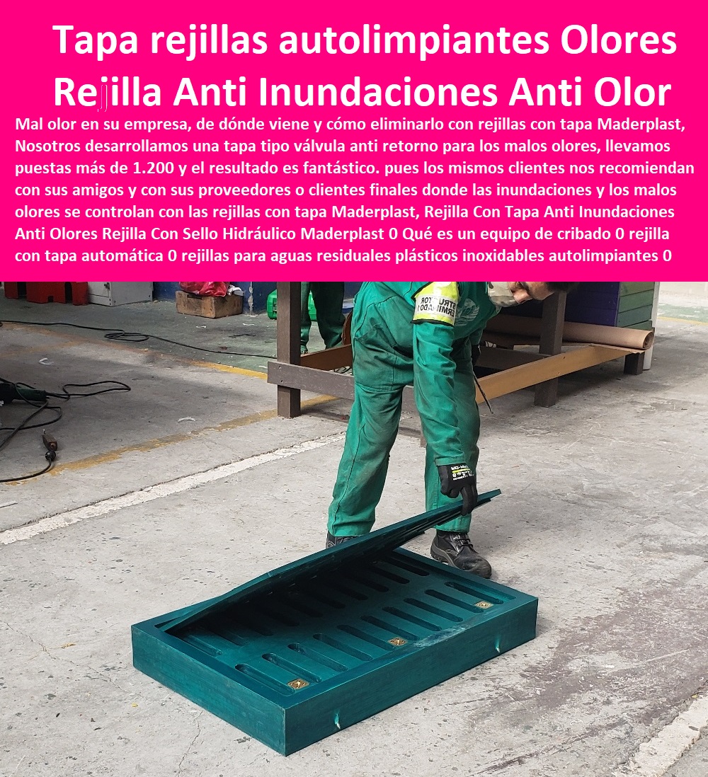 Rejilla Con Tapa Anti Inundaciones Anti Olores Rejilla Con Sello Hidráulico Maderplast 0 Qué es un equipo de cribado 0 rejilla con tapa automática 0 rejillas para aguas residuales plásticos inoxidables 0 cribas y rejillas autolimpiantes 0  FÁBRICA DE REJILLAS MADERPLAST ESTOY COMPRANDO COTIZAR Proveedor Suministro E Instalación Rejillas Sumideros 0 Rejilla Para Sumidero Tipo B 0 Rejillas Para Sumideros En Concreto 0 Rejilla Para Sumidero En Hierro Fundido 0 Rejilla Metálica Para Sumidero 0 Rejillas Plásticas Para Drenaje 0 Cárcamos Aguas Lluvias 0 Rejillas De Alcantarillado 0 Rejilla Sumideros 0 Sumidero Transversal 0 Sumideros En Alcantarillados De Aguas Lluvias 0 Sumideros En Alcantarillados Rejilla Con Tapa Anti Inundaciones Anti Olores Rejilla Con Sello Hidráulico Maderplast 0 Qué es un equipo de cribado 0 rejilla con tapa automática 0 rejillas para aguas residuales plásticos inoxidables 0 cribas y rejillas autolimpiantes 0