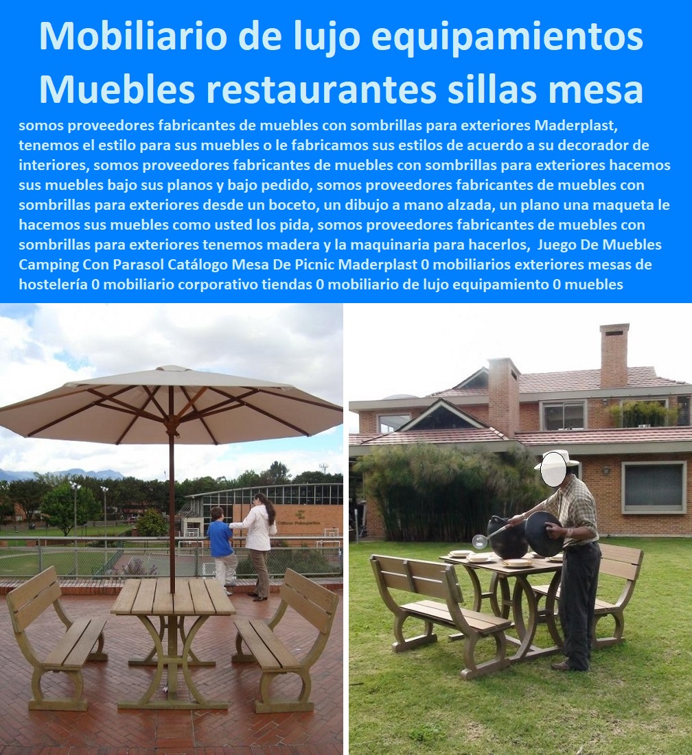 Juego De Muebles Camping Con Parasol Catálogo Mesa De Picnic Maderplast 0 mobiliarios exteriores mesas de hostelería 0 mobiliario corporativo tiendas 0 mobiliario de lujo equipamiento 0 muebles para restaurantes sillas y mesas comedores industrial 0 COMPRAR VENDER FABRICANTE DISTRIBUIDOR SUMINISTRO CATÁLOGOS Y FOLLETOS DE Muebles Para Terraza Balcón 0 Mesa Y Sillas Para Balcón 0 Mesas Para Exterior Y Terraza 0 Conjunto De Mesas Y Sillas Para Balcón 0 Juego De Mesa Y Sillas Para Jardín 0 Muebles Para Terraza Y Exterior 0 Mesas Y Sillas Para Exteriores 0 Mesas Con Sombrillas Para Negocio 0 Juego Mesas Parasoles Para Negocio 0 Mesas Con Sombrilla Para Cafetería  Juego De Muebles Camping Con Parasol Catálogo Mesa De Picnic Maderplast 0 mobiliarios exteriores mesas de hostelería 0 mobiliario corporativo tiendas 0 mobiliario de lujo equipamiento 0 muebles para restaurantes sillas y mesas comedores industrial