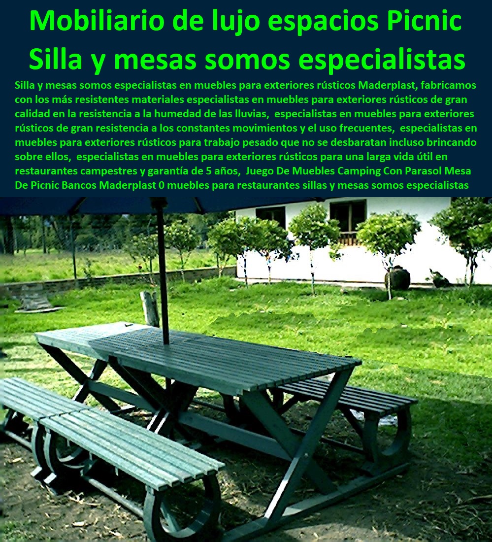 Juego De Muebles Camping Con Parasol Mesa De Picnic Bancos Maderplast 0 muebles para restaurantes sillas y mesas somos especialistas 0 mobiliario exterior para hoteles 0 mobiliario exterior cafeterías 0 Cotizar mobiliario de lujo y espacios Picnic 0  COMPRAR VENDER FABRICANTE DISTRIBUIDOR SUMINISTRO CATÁLOGOS Y FOLLETOS DE Muebles Para Terraza Balcón 0 Mesa Y Sillas Para Balcón 0 Mesas Para Exterior Y Terraza 0 Conjunto De Mesas Y Sillas Para Balcón 0 Juego De Mesa Y Sillas Para Jardín 0 Muebles Para Terraza Y Exterior 0 Mesas Y Sillas Para Exteriores 0 Mesas Con Sombrillas Para Negocio 0 Juego Mesas Parasoles Para Negocio 0 Mesas Con Sombrilla Para Cafetería Juego De Muebles Camping Con Parasol Mesa De Picnic Bancos Maderplast 0 muebles para restaurantes sillas y mesas somos especialistas 0 mobiliario exterior para hoteles 0 mobiliario exterior cafeterías 0 Cotizar mobiliario de lujo y espacios Picnic