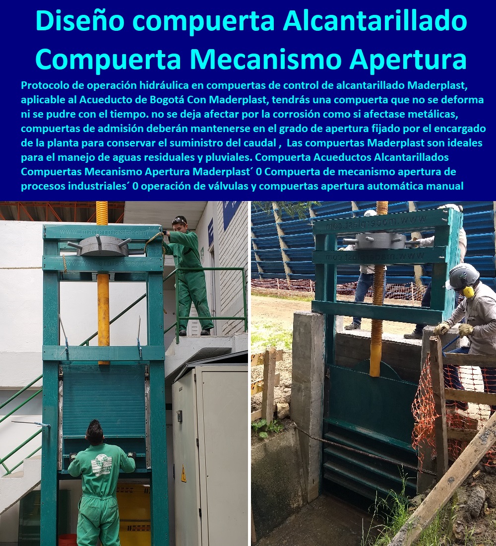 Compuerta Acueductos Alcantarillados Compuertas Mecanismo Apertura Maderplast 0 Compuerta de mecanismo apertura de procesos industriales 0  PRODUCTOS PARA EMPRESAS DE ACUEDUCTOS Y ALCANTARILLADOS 0  procesos de contratación de la empresa, diseño y desarrollo´, 0  La Infraestructura de Alcantarillado´ fábrica fabricantes´, 0  sistemas de alcantarillado, estaciones de bombeo,´, 0  Conjunto de materiales estructuras y equipos´, 0  ¿Cuáles son los elementos de un proyecto de abastecimiento?´, 0  Directorio de Proponentes´ distribuidor importador´, 0  Contratista o proveedor todos los elementos´, 0  procesos de contratación de la empresa, diseño y desarrollo´, 0  importador al por mayor de materiales de construcción acueductos´, 0  Proveedores. Sistema de Información´ materiales´, 0  sistemas de alcantarillado, plantas de tratamiento,´, 0  ¿Qué materiales se ocupan en un sistema de alcantarillado?´, 0  Manual Guía De Diseño Y Construcción De Alcantarillados´, 0  Proveedores. Sistema de Información´ materiales´, 0  Proveedores. Sistema de Información´ materiales´, 0  operación de válvulas y compuertas 0 compuerta apertura automática manual telemétrica 0 diseño compuerta Compuerta Acueductos Alcantarillados Compuertas Mecanismo Apertura Maderplast´ 0 Compuerta de mecanismo apertura de procesos industriales´ 0 operación de válvulas y compuertas 0 compuerta apertura automática manual telemétrica´ 0 diseño compuerta