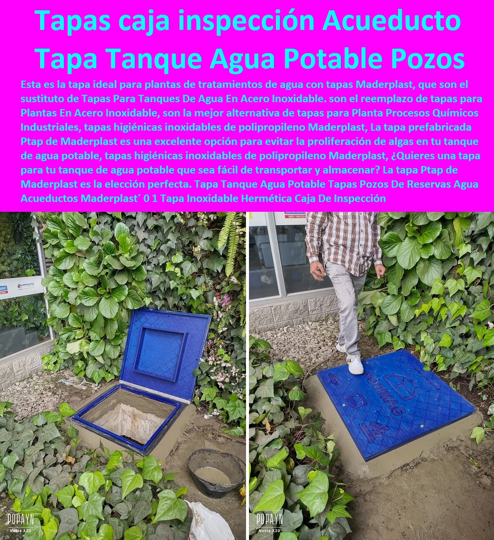 Tapa Tanque Agua Potable Tapas Pozos De Reservas Agua Acueductos Maderplast 0 1 Tapa Inoxidable Hermética Caja De Inspección 80x80 Cajas Tapadas Plástico Fuerte Resistente Normas 0 PRODUCTOS PARA EMPRESAS DE ACUEDUCTOS Y ALCANTARILLADOS 0   sistemas de alcantarillado, emisores´ distribuidor importador´, 0  Contratista o proveedor aptos para´ proveedor mayorista´, 0  Suministros de Tuberías de Acueducto Y Alcantarillado´, 0  Invitaciones públicas simplificadas´ proveedor mayorista´, 0  diseño y construcción de estaciones de bombeo´, 0  Registro de Proveedores´ fábrica fabricantes´, 0  Registro de Proveedores´ proveedor mayorista´, 0  Suministros Hidráulicos producto o un grupo de productos,´, 0  Red matriz o red primaria de acueducto o alcantarillado´, 0  suministro de materiales, mano de obra, equipo y herramienta´, 0  venta de infraestructura de servicios públicos domiciliarios´, 0  alcantarillado elementos atarjeas, subcolectores, colectores´, 0  sistemas de alcantarillado, atarjeas´ proveedor mayorista´, 0  Suministros Hidráulicos´ materiales y elementos prefabricados´, 0  prefabricados Redes de acueducto y alcantarillado homologados por EAAB´, 0  Convocatoria para contrato de acueducto´, 0  procesos de contratación de la empresa, diseño y desarrollo´, 0  Accesorios para Acueducto y alcantarillado´, 0   Tapa Inoxidable Hermética cámaras y caja inspección Acueductos Tapa Tanque Agua Potable Tapas Pozos De Reservas Agua Acueductos Maderplast´ 0 1 Tapa Inoxidable Hermética Caja De Inspección 80x80´ Cajas Tapadas Plástico Fuerte Resistente Normas´ 0 Tapa Inoxidable Hermética cámaras y caja inspección Acueductos