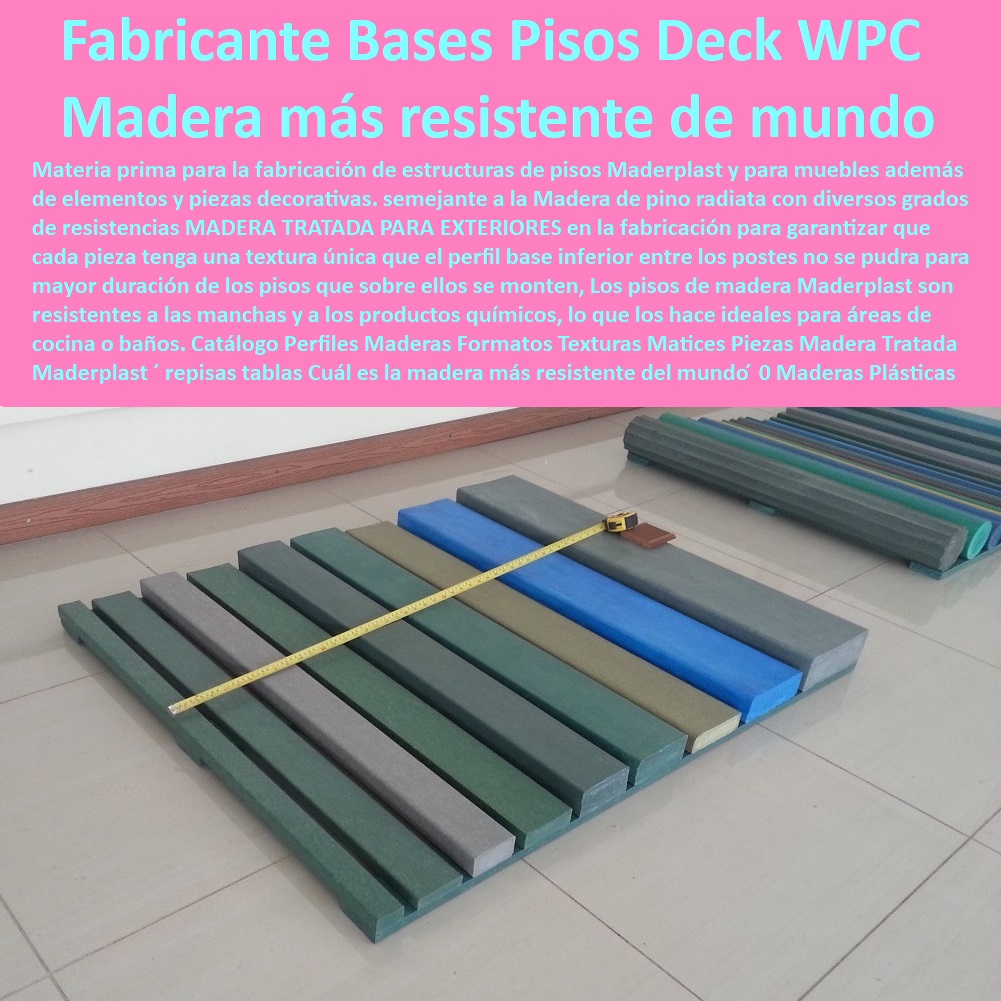 Catálogo Perfiles Maderas Formatos Texturas Matices Piezas Madera Tratada Maderplast repisas tablas Cuál es la madera más resistente del mundo ́ 0 Maderas Plásticas Costa Rica ́ 0 Pisos Deck en WPC fabricantes directos ́ 0 PISOS MADERA PLÁSTICA MADERPLAST 0 FÁBRICA PROVEEDOR SUMINISTRO E INSTALACION PISO DECK LISTÓN MADERA 0 PISO DE MADERA PLÁSTICA 0 proveedores de pisos de madera plástica Maderplast 0 Resistencia a la intemperie: La tarima soportará condiciones climáticas extremas sin sufrir daños. ´ - 0 El mejor precio por metro cuadrado m2 Maderplast 0 Económicos: Tienen un precio competitivo en comparación con otros materiales similares. ´ - 0 Nuevos diseños suelos de madera Maderplast 0 Apto para todas las edades: Proporciona seguridad para personas de todas las edades, incluyendo niños y adultos mayores. ´ - 0 fábrica de pisos y suelos tipo deck Maderplast 0 Pisos de garantía ́ - 0 pisos anti humedad de plástico Maderplast 0 Resistencia a la abrasión: Soportan el tráfico constante sin desgastarse fácilmente. ´ - 0 Pisos Flexibles Suelos Cubiertos Con Maderplast 0  Comodidad: Proporciona una superficie cómoda para caminar incluso descalzo. ´ -  deck madera tablas 0 Catálogo Perfiles Maderas Formatos Texturas Matices Piezas Madera Tratada Maderplast ´ repisas tablas Cuál es la madera más resistente del mundo ́ 0 Maderas Plásticas Costa Rica ́ 0 Pisos Deck en WPC  fabricantes directos ́ 0 deck madera tablas 0