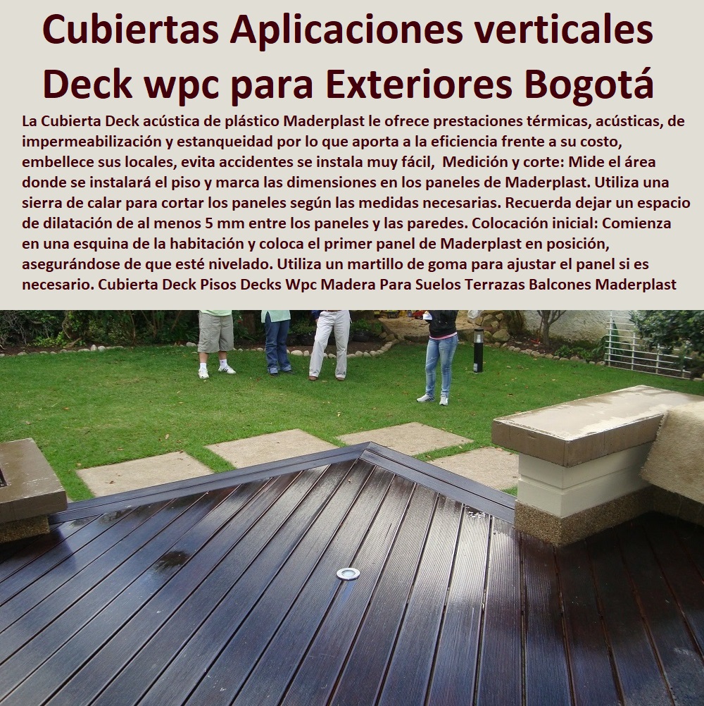 Cubierta Deck Pisos Decks Wpc Madera Para Suelos Terrazas Balcones Maderplast 0 Piso Deck Sintético parques 0 Pisos Deck wpc para Exteriores en Bogotá y Colombia 0 Deck Cubiertas Entradas Aplicaciones verticales 0 plataforma de madera WPC Cubierta Deck Pisos Decks Wpc Madera Para Suelos Terrazas Balcones Maderplast ´ 0 PISOS MADERA PLÁSTICA MADERPLAST 0 FÁBRICA PROVEEDOR SUMINISTRO E INSTALACION PISO DECK LISTÓN MADERA 0 PISO DE MADERA PLÁSTICA 0  Los más baratos bordes de piscinas de madera Maderplast 0 Resistencia al deslizamiento: Evitan resbalones y caídas, especialmente en áreas con alta humedad. ´ - 0 promoción precios bajos pisos Maderplast 0 Fácil reparación: En caso de daños, se pueden reemplazar fácilmente las piezas afectadas. ´ - 0 Fabricante de cubiertas suelos pisos Maderplast 0 Resistencia a la humedad: No se deforman ni se hinchan en contacto con el agua. ´ - 0 Pisos Atérmicos Para Piscinas Suelos Cubiertos Con Maderplast 0  Pisos de colores variados ́ - 0 Los Mejores Pisos Del Mundo Son Maderplast 0  Antideslizante: Proporcionan una superficie segura para caminar, incluso cuando están mojados. ´ - 0 Nuevos diseños suelos de madera Maderplast 0 Resistencia a la abrasión: No se desgasta fácilmente debido al uso constante. ´ -  Piso Deck Sintético parques ´ 0 Pisos Deck wpc para Exteriores en Bogotá y Colombia ´ 0 Deck Cubiertas Entradas Aplicaciones verticales ´ 0 plataforma de madera WPC