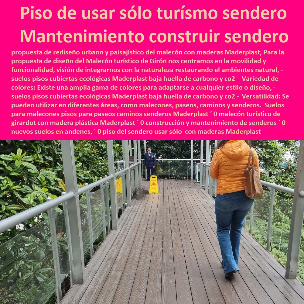 Suelos para malecones pisos para paseos caminos senderos Maderplast 0 malecón turístico de girardot con madera plástica Maderplast 0  PISOS MADERA PLÁSTICA MADERPLAST 0 FÁBRICA PROVEEDOR SUMINISTRO E INSTALACION PISO DECK LISTÓN MADERA 0 PISO DE MADERA PLÁSTICA 0   Los más durables tarimas de madera Maderplast 0 Seguridad: La tarima cumple con los estándares de seguridad, garantizando un uso sin riesgos. ´ - 0 pisos anti caídas de plástico Maderplast 0 Resistente a la decoloración causada por productos químicos, lo que garantiza una apariencia duradera. ´ - 0 la mejor calidad de pisos es Maderplast 0 Pisos resistentes ´ - 0 ventajas cualidades y bondades pisos Maderplast 0 Resistencia a los rayos UV: No se decoloran ni se dañan por la exposición al sol. ´ - 0 pisos anti humedad de plástico Maderplast 0 Resistente al agua y a la humedad, lo que lo hace ideal para baños y cocinas. ´ - 0 Los más finos materiales de madera Maderplast 0 Resistencia a los insectos: No tendrás que preocuparte por plagas de insectos que puedan dañar la tarima. ´ - construcción y mantenimiento de senderos 0 nuevos suelos en andenes 0 piso del sendero usar sólo suelo 0 Suelos para malecones pisos para paseos caminos senderos Maderplast ´ 0 malecón turístico de girardot con madera plástica Maderplast ´ 0 construcción y mantenimiento de senderos ´ 0 nuevos suelos en andenes, ´ 0 piso del sendero usar sólo suelo 0