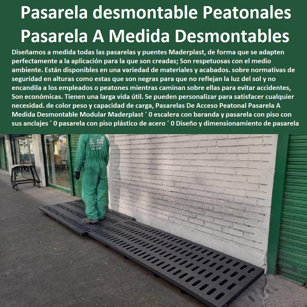 Pasarelas De Acceso Peatonal Pasarela A Medida Desmontable Modular Maderplast 0 escalera con baranda y pasarela con piso con sus anclajes 0 pasarela con piso plástico de acero 0 Diseño y dimensionamiento de pasarela 0 Pasarela desmontable 0  PISOS INDUSTRIALES MADERPLAST 0 Rejillas Industriales Maderplast 0 Pisos Industriales Poliméricos 0 Pisos Industriales Y Construcciones 0 Sistemas para pisos industriales 0 Pisos Industriales Para zonas húmedas 0 Piso Epoxico Precio M2 0 Rejillas Para Pisos Industriales´ plástico 0 Diseño De Pisos Industriales De Concreto 0 Pisos Industriales De Concreto´ plástico 0 Resistencia De Concreto Para Pisos Industriales 0 Piso Poliuretano Comex Precio 0 Piso Industrial Precio´ plástico 0 Poliuretano Para Pisos De Madera 0 Piso Para Bodega 0 Pisos Industriales De Concreto´ plástico 0 Piso Polimérico´ plástico 0 Pasarelas De Acceso Peatonal Pasarela A Medida Desmontable Modular Maderplast ´ 0 escalera con baranda y pasarela con piso con sus anclajes ´ 0 pasarela con piso plástico de acero ´ 0 Diseño y dimensionamiento de pasarela ´ 0 Pasarela desmontable