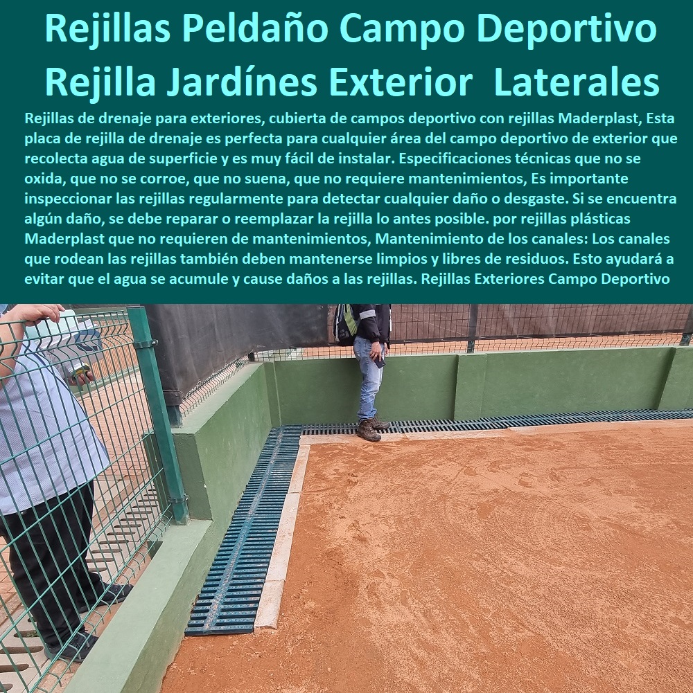 Rejillas Exteriores Campo Deportivo  FÁBRICA DISTRIBUIDOR COMPRAR VENTA SUMINISTRO E INSTALACION REJILLAS INDUSTRIALES 0 REJILLAS PLÁSTICAS FUERTES 0 CANALETAS CON REJILLAS PEATONALES 0 Tipos De Rejillas De Acero Inoxidable 0 Cárcamos para pisos 0 rejillas, cárcamos y canales de desagüe 0 En línea 0 "cárcamos industriales" 0 Rejillas De Pared 0 Rejillas de drenaje 0 "dispositivos de captación y conducción de flujos líquidos" 0 Drenaje 0 Rejillas de drenaje para aguas pluviales de acero inoxidable 0 Aguas residuales 0 Canaletas para jardines 0 Rejillas para patios 0 Rejillas Decorativas 0 Rejillas de drenaje para aguas pluviales 0 Web 0 "elementos de drenaje y saneamiento" 0 Rejillas para pisos 0 Cárcamos de alta capacidad para aguas pluviales 0 Pavimentos 0 Enrejado plástico inoxidable 0 Cárcamos prefabricados para aguas residuales de acero galvanizado 0 Canaletas de aluminio para terrazas con protección antideslizante 0 Calles 0 Venta en línea 0 Reembolso 0 Oferta 0 Rejillas para terrazas 0 "Rejillas Plásticas Para Cocina" 0 Rejillas de plástico para patios Rejilla Jardín Exterior Longitudinal Lateral Maderplast 0 rejilla para plantas Campo Deportivo 0 Rejilla fabricada De Plástico Pp Campo Deportivo 0 Rejilla De Plástico Pp Peldaños para Campo Deportivo Rejillas 0 Rejillas Exteriores Campo Deportivo Rejilla Jardín Exterior Longitudinal Lateral Maderplast 0 rejilla para plantas Campo Deportivo 0 Rejilla fabricada De Plástico Pp Campo Deportivo 0 Rejilla De Plástico Pp Peldaños para Campo Deportivo Rejillas 0 