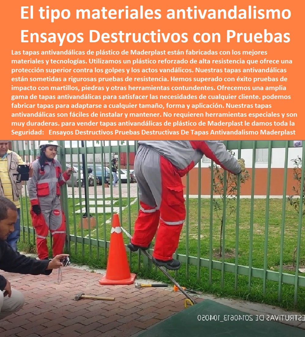 Ensayos Destructivos Pruebas Destructivas De Tapas Antivandalismo Maderplast 0 el mejor plástico 0 materiales más resistentes en construcción 0 Nuevos materiales antivandalismo El tipo de plástico 0  MATERIALES MADERPLAST CON SUS FICHAS TECNICAS CARACTERISTICAS Y Materiales Inoxidables 0 Materiales Anticorrosivos 0 Materiales Para Blindajes 0 Materiales De Alto Impacto 0 Material Impermeable  0  esfuerzo puntual plástico Maderplast 0 Resistencia a la Penetración de punzonamiento 0 Materiales de Resistencia Balística 0 el mejor blindaje Maderplast 0 El acero inoxidable 0 acero plástico Maderplast 0 Prueba de resistencia a la corrosión de metales y Maderplast 0 Aplicación de pruebas de aislamiento plástico Maderplast  0  laboratorio resistencia de materiales Plásticos y compresión, 0 Fichas Técnicas De Laboratorio Pruebas Balísticas Todos 0 prueba de flexión en polímeros 0 como saber si es acero quirúrgico o fantasía 0 polipropileno es plástico 0 el mejor plástico Maderplast 0 Prueba de resistencia a la compresión del concreto plástico  0  Características Cualidades Maderplast 0 Ensayo 0 Plásticos Maderplast 0 Laboratorio De Materiales Poliméricos Ensayos Por Medio De 0 ensayos compresión determinar comportamiento 0 Ensayos Destructivos Pruebas Destructivas De Tapas Antivandalismo Maderplast 0 el mejor plástico 0 materiales más resistentes en construcción 0 Nuevos materiales antivandalismo El tipo de plástico 0 ensayos compresión determinar comportamiento