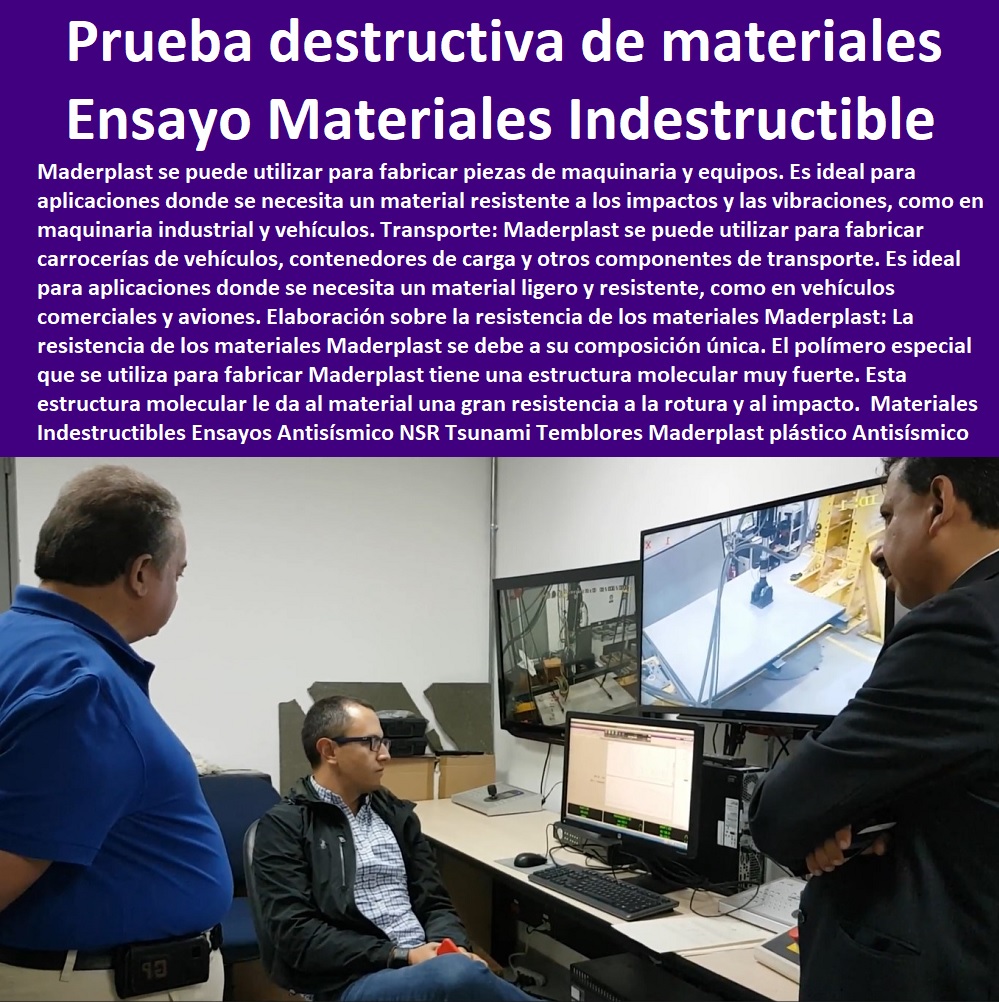 Materiales Indestructibles Ensayos Antisísmico NSR Tsunami Temblores  MATERIALES MADERPLAST CON SUS FICHAS TECNICAS CARACTERISTICAS Y Pruebas Y Ensayos De Laboratorio 0 Mejores Materiales Maderplast 0 Cuál Es El Mejor Material 0 Nuevos Materiales De Construcción 0 Material Resistente Al Fuego 0 plástico resistente a altas temperaturas 0 Cuál es el mejor aislante térmico Placas de yeso laminado (PYL) 0 0 0 Pruebas de tensión en polímeros 0 libros sobre plásticos pdf 0 pruebas de fricción, desgaste y resistencia al desgaste 0 astm f 1306 0 prueba punzón en plástico Maderplast 0 Alternativas 0 resistentes a la corrosión Acero Plástico Maderplast 0 Resistencia a la Penetración 0 0 0 Placas balísticas de protección antibala se pueden importar 0 plástico compuesto más fuerte que el acero 0 Pruebas destructivas de los materiales flexión 0 Descubren por casualidad el CrÓNi 0 Comparación Del Desgaste Por Abrasión en El plástico 0 0 0 De Resistencias Maderplast 0 Las Pruebas De Laboratorio De Los Materiales Nuevos 0 Maderplast 0 polipropileno plástico Antisísmico NSR 0 acero plástico Antisísmico NSR 0 Pruebas destructivas de los materiales compresión Antisísmico NSR protección sismica 0 Materiales Indestructibles Ensayos Antisísmico NSR Tsunami Temblores Maderplast 0 polipropileno plástico Antisísmico NSR 0 acero plástico Antisísmico NSR 0 Pruebas destructivas de los materiales compresión Antisísmico NSR  protección sismica 0