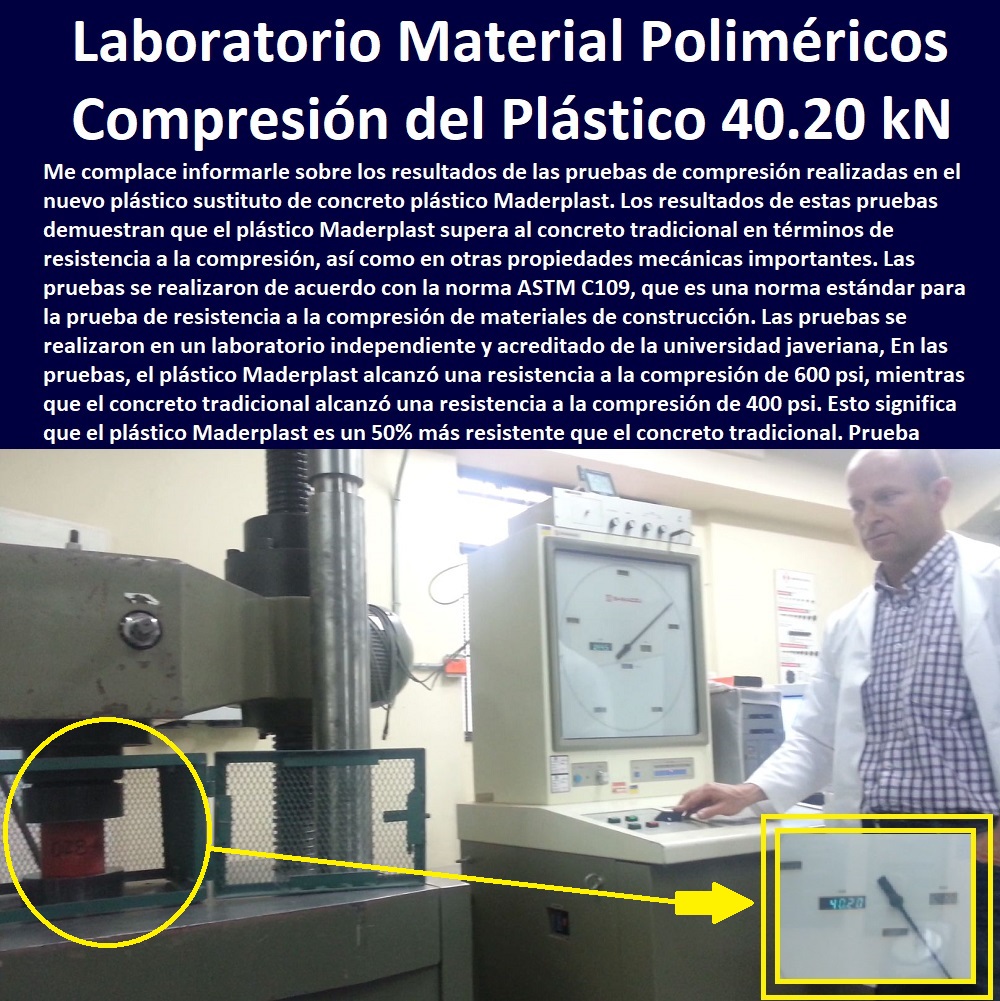  MATERIALES MADERPLAST CON SUS FICHAS TECNICAS CARACTERISTICAS Y Pruebas Y Ensayos De Laboratorio 0 Mejores Materiales Maderplast 0 Cuál Es El Mejor Material 0 Nuevos Materiales De Construcción 0 Material Resistente Al Fuego 0 plástico resistente a altas temperaturas 0 Cuál es el mejor aislante térmico Placas de yeso laminado (PYL) 0 0 0 Pruebas de tensión en polímeros 0 libros sobre plásticos pdf 0 pruebas de fricción, desgaste y resistencia al desgaste 0 astm f 1306 0 prueba punzón en plástico Maderplast 0 Alternativas 0 resistentes a la corrosión Acero Plástico Maderplast 0 Resistencia a la Penetración 0 0 0 Placas balísticas de protección antibala se pueden importar 0 plástico compuesto más fuerte que el acero 0 Pruebas destructivas de los materiales flexión 0 Descubren por casualidad el CrÓNi 0 Comparación Del Desgaste Por Abrasión en El plástico 0 0 0 De Resistencias Maderplast 0 Las Pruebas De Laboratorio De Los Materiales Nuevos 0 Prueba Compresión Plástico 40.20 kN. Ensayos De Plásticos 7.230 psi Maderplast 0 Plásticos Propiedades Y Ensayos 0 compresión de probetas de concreto plástico 0 Ensayos de propiedades del plásticos 0 Laboratorio de Materiales Poliméricos 0 Prueba Compresión Plástico 40.20 kN. Ensayos De Plásticos 7.230 psi Maderplast 0 Plásticos Propiedades Y Ensayos 0 compresión de probetas de concreto plástico 0 Ensayos de propiedades del plásticos 0 Laboratorio de Materiales Poliméricos 0